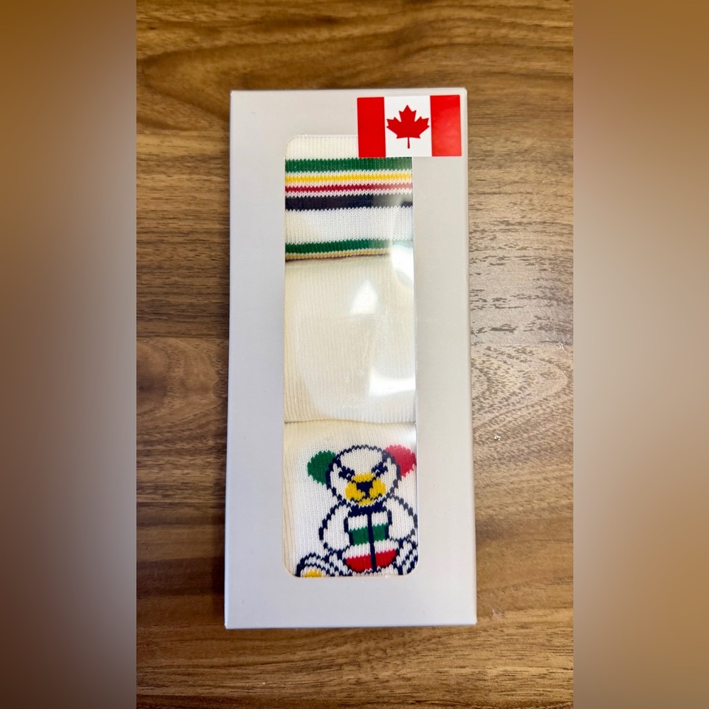 HBC Stripes 3 pk of size 6-12 months infant socks